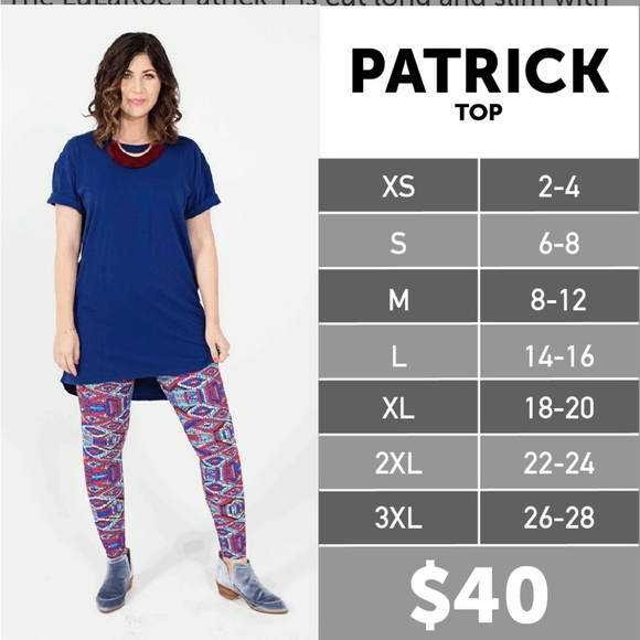 LuLaRoe Unisex Patrick T Shirt Simply Comfortable Gray & Black NWT New Size 3XL. - Picture 8 of 8